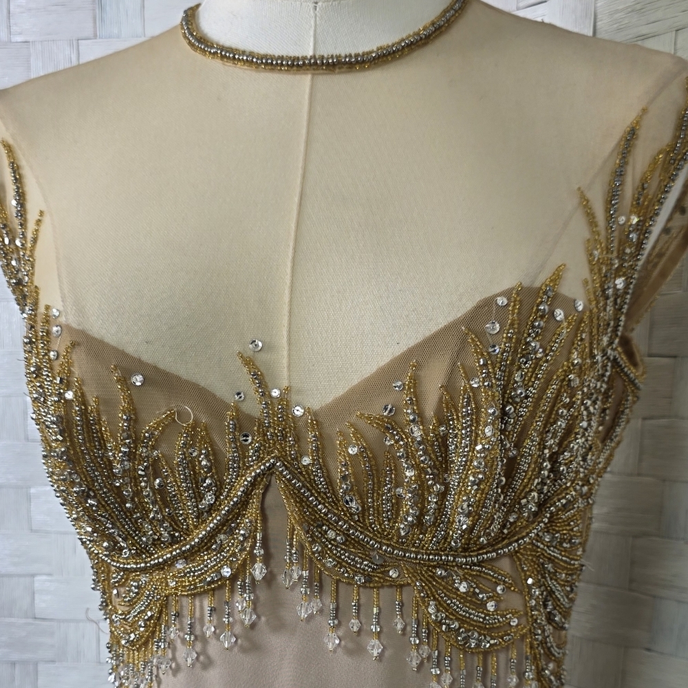 VINTAGE 90's SUMIKO OF AMERICA GOWN - Picture 5 of 12